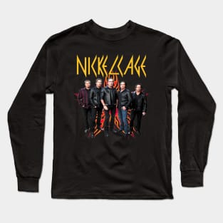 Nickel Cage - Insane Poser Rock Band Tee Long Sleeve T-Shirt